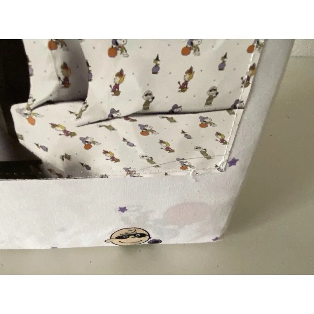 Peanuts Snoopy Charlie Brown Halloween Costumes FULL‎ Size Sheet Set NEW